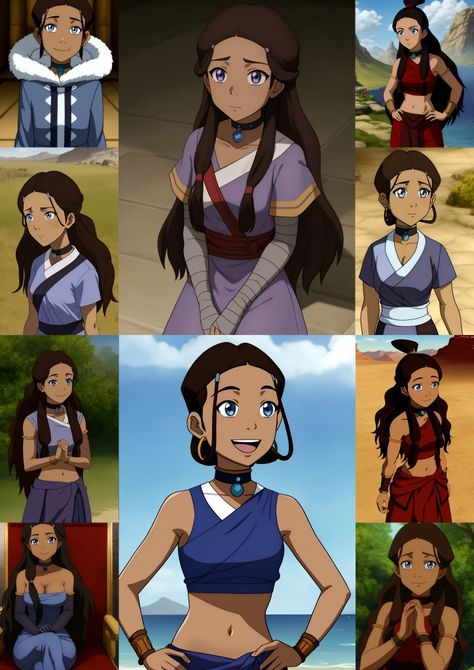 Katara Hairstyle, Zuko Costume, Avatar Aang And Katara, Atla Katara, Aang And Katara, Avatar Gaang, Katara Avatar, Avatar Art, Avatar Legend Of Aang