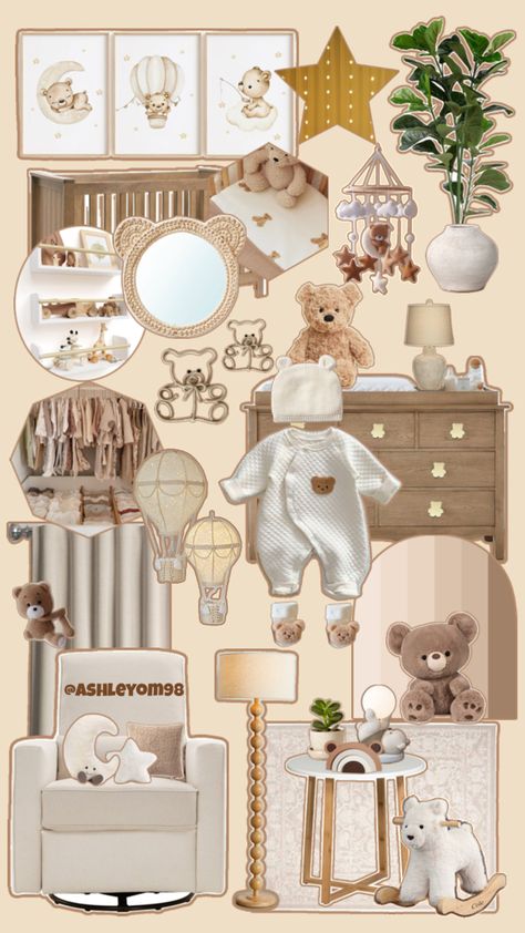 Gender neutral nursery based on teddy bears. Bear Nursery, Gender Neutral Nursery, Neutral Nursery, Baby Life, Nursery Neutral, Teddy Bears, Bears, Gender Neutral, Teddy Bear