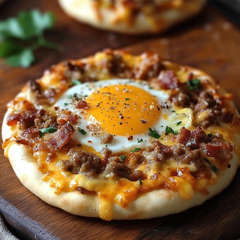 English Muffin Breakfast Pizza – Naomi's Recipes Recipes With English Muffins, Eggs For A Group, German Breakfast Recipes, Sonic Recipes, Nice Breakfast Ideas, English Muffin Breakfast Pizza, Breakfast Pasta, English Muffin Breakfast, Breakfast Pizza