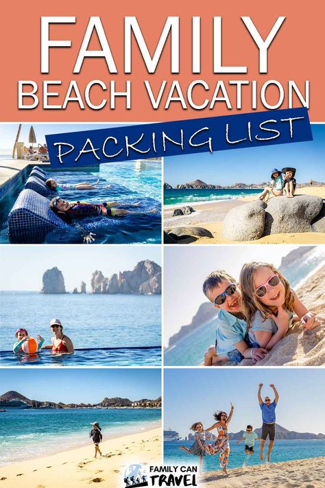 All Inclusive Family Packing List, All Inclusive Packing List Kids, Beach Must Haves For Kids, Beach Packing List Family, All Inclusive Packing List, Kids Packing List, Family Vacation Packing List, Beach Vacation Family, Packing List Kids