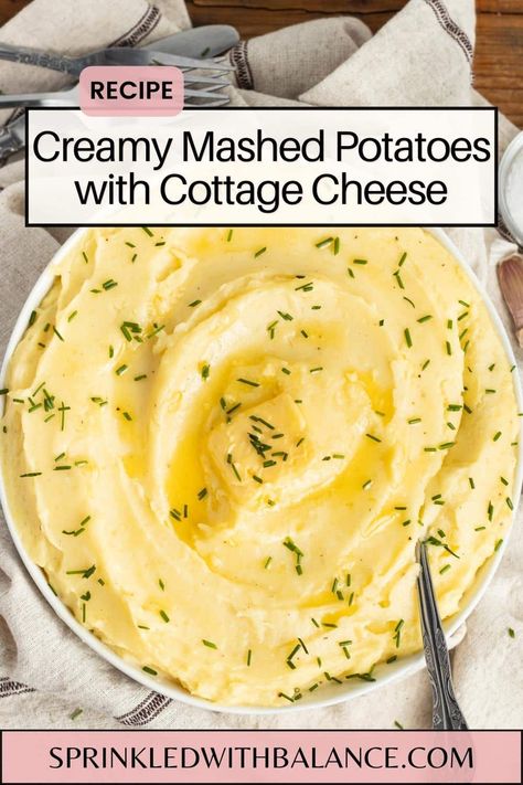 Creamy Mashed Potatoes with Whipped Cottage Cheese The Best Mashed Potatoes Ever, Best Mashed Potatoes Ever, Delicious Mashed Potatoes, Whipped Cottage Cheese, The Best Mashed Potatoes, Healthy Mashed Potatoes, Cheese Mashed Potatoes, Perfect Mashed Potatoes, Instant Mashed Potatoes