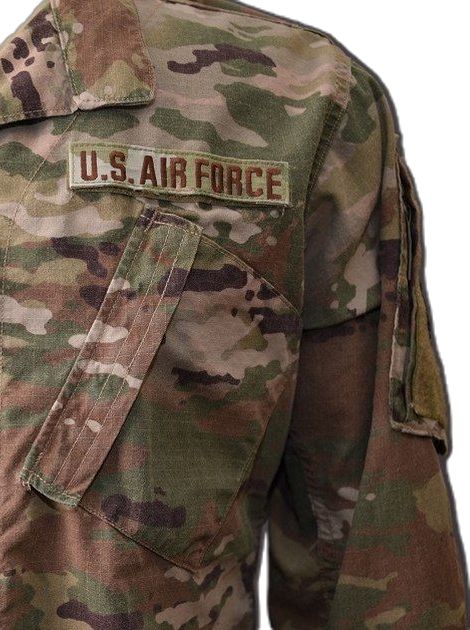 This fall, the Operational Camouflage Pattern uniform will be the standard issue uniform of the U.S. Air Force and will feature Air Force specific “Spice Brown” name tapes. The OCP has been issued to U.S. troops deploying overseas since 2012 and will have a “hook and loop” rank displayed in the middle of the chest. (Tech. Sgt. Daniel Ter Haar/Air Force) Airmen Air Force, Air Force Aesthetic, Air Force Ball, Ocp Uniform, Air Force Women, Air Force Military, Women's Uniforms, Future Jobs, U S Air Force