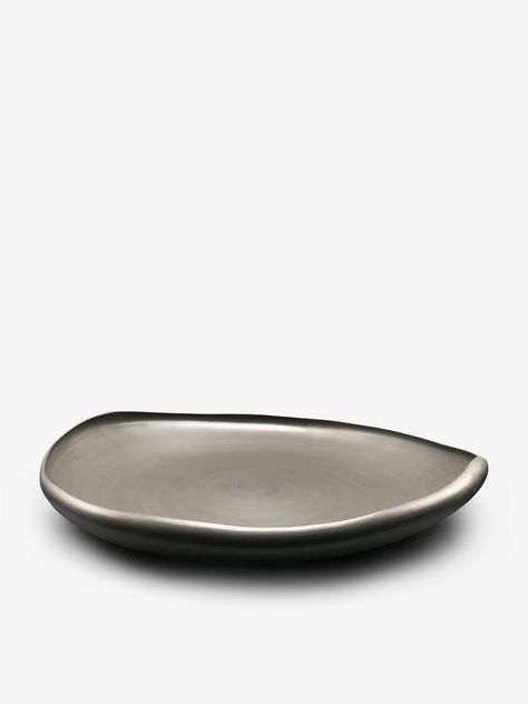 Rina Menardi Lagoon Dark Bronze by Rina Menardi Tabletop New Dinnerware Default Hamptons Ny, Greenwich Ct, East Hampton, Sag Harbor, Stoneware Ceramics, Simple Lines, Mirror With Lights, Furniture Shop, Handmade Ceramics