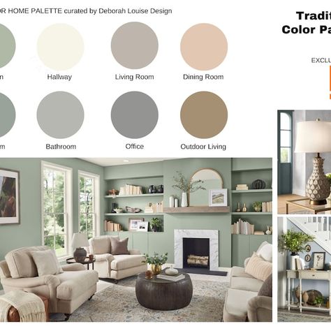 Craftsman House Interior, Interior Paint Palettes, Modern Paint Colors, Paint Color Trends, Behr Colors, Behr Paint Colors, Farmhouse Paint Colors, Trending Paint Colors, Traditional Paint