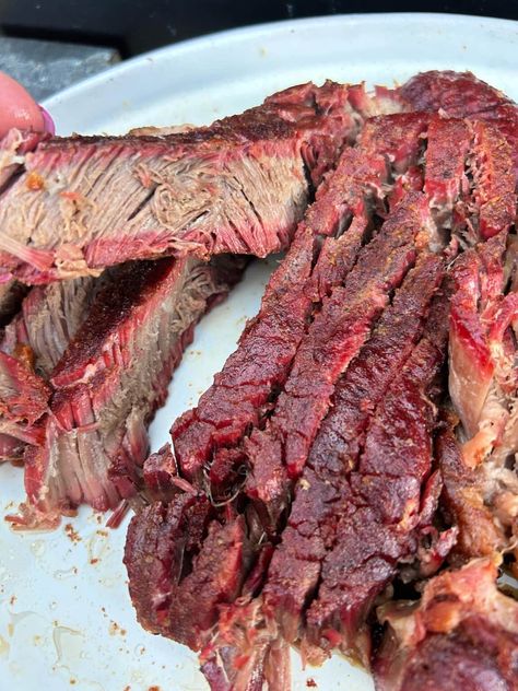 Smoked Arm Roast sliced Beef Arm Roast Smoker, Smoked Beef Arm Roast Recipes, Boneless Arm Roast Recipes, Smoked Chuck Roast Burnt Ends, Smoked Beef Shoulder Roast, Chuck Arm Roast Recipes, Smoked Arm Roast, Beef Arm Roast Recipe, Traeger Roast