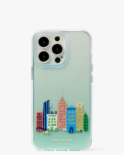 Cool Girl Phone Cases, New York Phone Case, I Phone 13, Phone Cases Cute, Resin Phone Case, Kate Spade Phone Case, Summer Phone, Summer Phone Cases, Blue Phone Case