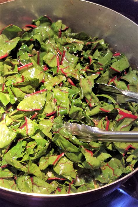 Red Chard Recipes, Chard Recipes Healthy, Roasted Veggie Salad, Red Chard, Swiss Chard Recipes, Christmas Greens, Glass Pantry, Chard Recipes, Themed Dinner