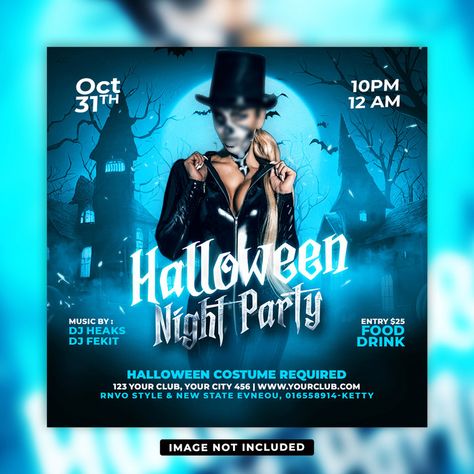 Halloween Horror Night Party Flyer PSD Template Free Desiigns#pikbest#Templates Zombie Background, Poster Halloween, Party Night Club, Free Psd Flyer, Halloween Music, Club Flyers, Horror Nights, Halloween Horror Nights, Psd Template Free