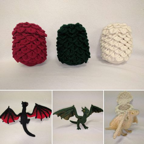 Wyvern Crochet Pattern, Crochet Wyvern, Game Of Thrones Crochet, Crochet Game Of Thrones, Crochet Dragons, Crochet Dragon Pattern, Crochet Game, Crochet Dragon, Games Of Thrones