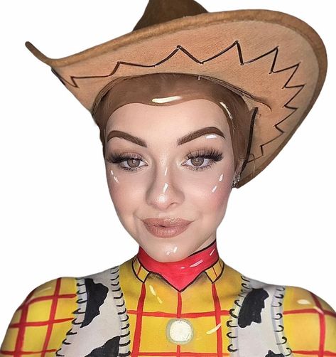 Caitlin Small on Instagram: “23/26- W is for Woody 🤠 Comment what you think is for X? - IB- @kimberleymargarita_ @officialsnazaroo face paint @bperfectcosmetics…” Halloween Make Up For Kids, Cosy Halloween, Disney Character Makeup, Woody Costume, Character Makeup, Halloween Make Up, Halloween Make, Cute Halloween, What You Think