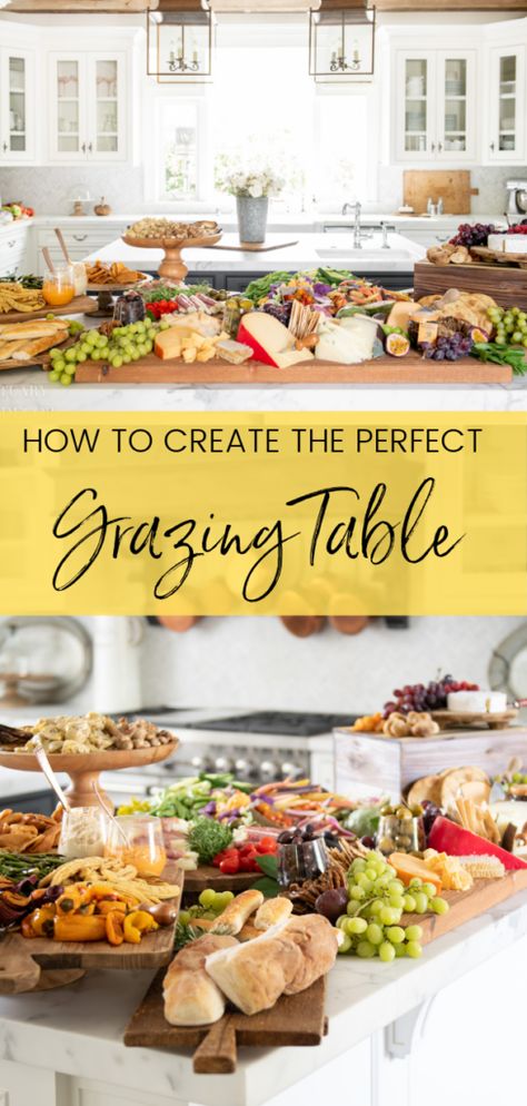 Grazing Table For 35 People, Grazing Party Ideas, Simple Graze Table Ideas, Simple Entertaining Food, Grazing Bar Ideas, Celebration Of Life Food Table, Simple Wedding Appetizer Table, Holiday Grazing Table Ideas, Thanksgiving Grazing Table Ideas