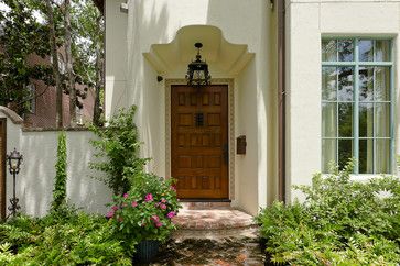 River Oaks Custom Home Houston, Texas mediterranean-entry Spanish Front Door, Mediterranean Front Door, Spanish Style Front Door, Santa Barbara Style Homes, Spanish Doors, Front Porch Pergola, Reclaimed Fireplace, Porch Pergola, Spanish Exterior