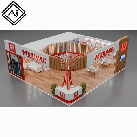 Stall Designing and Fabrication By AJ Productions 🖍️✏️ For our esteemed client “WOODMAC” Stall Design Exhibition, One Side Open Stall Design, 3x3 Stall Design, 3 Side Open Stall Design, Property Exhibition Stall Design, 3x3 Stall Design One Side Open, Stall Design, Exhibition Stall Design, Storefront Design