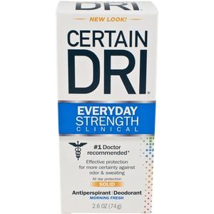 Certain Dri Everday Strength Clinical Solid Deodorant For Women, Excessive Sweating, Antiperspirant Deodorant, Deodorant Spray, Look Good Feel Good, Fresh Fragrances, Antiperspirant, Active Ingredient, Home Remedies