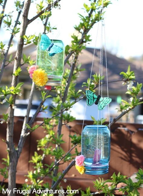 Easy Diy Butterfly, Butterfly Garden Ideas, Butterfly Food, Butterfly Feeders, How To Make Butterfly, Butterfly Feeder, Butterfly Garden Plants, Bird Feeder Plans, Butterfly Garden Design