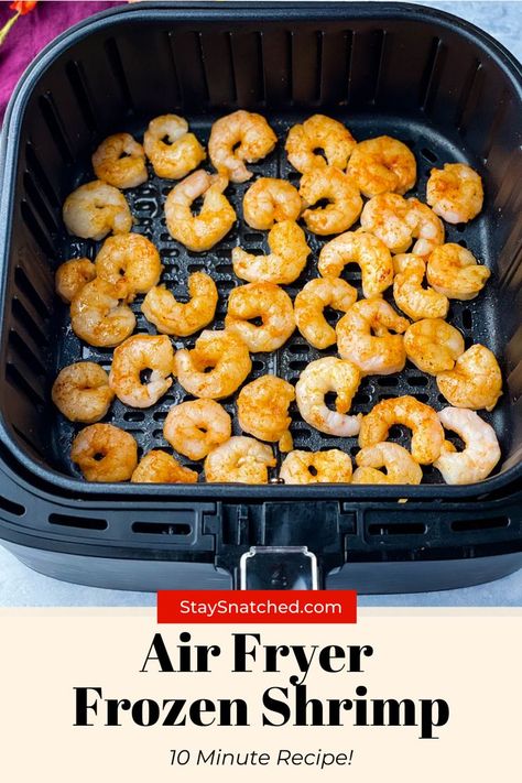 frozen shrimp in air fryer Air Fryer Frozen Shrimp, Shrimp Video, Frozen Shrimp Recipes, Frozen Cooked Shrimp, Cooked Shrimp Recipes, Air Fryer Fish, Air Fryer Oven Recipes, Air Fry Recipes, Frozen Shrimp