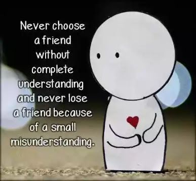 Never choose a friend without complete understanding and never lose a friend because of a small misunderstanding. Misunderstanding Quotes, Misunderstood Quotes, Awakening Quotes, Losing Friends, Wise Words Quotes, True Friends, Quotable Quotes, Feeling Happy, Inspiring Quotes About Life