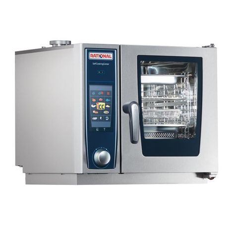 Rational B608106.12 SelfCookingCenter XS 6-2/3 E Single Half Size Electric Combi Oven - 208/240V, 3 Phase, 5.7 kW Combi Oven, Kitchen Innovation, Restaurant Supply Store, Food Scientist, Cooking Together, Gas And Electric, Restaurant Supplies, Food Quality, Toaster Oven