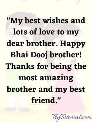 Best 50+ Happy Bhai Dooj Wishes For Brother & Sister 2021 | TryTutorial Bhai Dooj Quotes For Brother, Bhai Dooj Wishes For Brother, Bhai Dooj Quotes, Happy Bhai Dooj Wishes, Happy Birthday Bhai Wishes, Bhai Dooj Wishes, Happy Brothers Day, Exam Photos, Happy Bhai Dooj