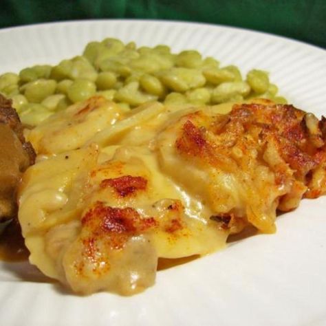 Scalloped Potatoes For Two Recipe | Just A Pinch Recipes Scalloped Potatoes For Two, Pesto Lasagna, Recipe For 1, Recipe For 2, Potatoes Recipes, Single Serving Recipes, Recipes For Two People, Lasagna Rolls, Scalloped Potatoes