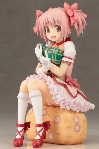 Mamika Madoka Kaname, Piskel Art, 3d Figures, Figure Reference, Red Highlights, Puella Magi, Anime Figurines, Figure Poses, Puella Magi Madoka Magica