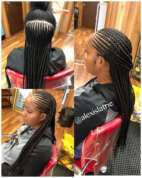 Jumbo Lemonade Braids, Winter Braids, Vacation Braids, Braids Weave, Feed In Ponytail, Braid Game, Scalp Braids, Lemonade Braids Hairstyles, Feed In Braids