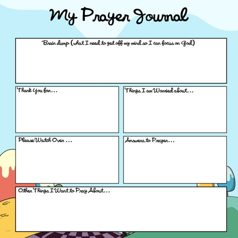 Prayer Journal For Kids Free Printable, Prayer Prompts For Kids, Prayer Journal For Kids, Bible Quilting, Raising Disciples, Kids Prayer Journal, Awana Sparks, Diy Prayer Journal, Prayer Topics