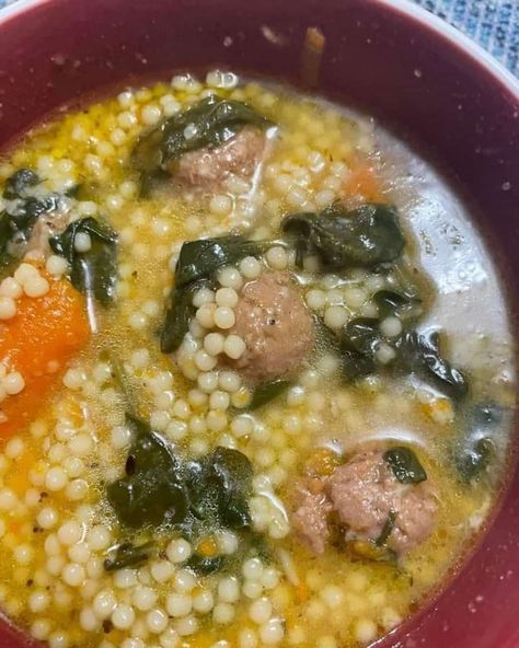 Nonna Pia, Gordon Ramsay Recipe, Lidia Bastianich, Beef And Pork, Soup Ingredients, Wedding Soup, Italian Soup, American Dishes, Small Pasta