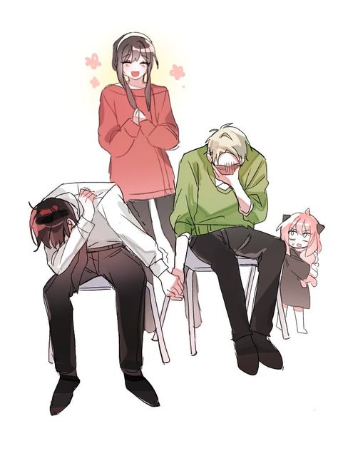 Spy X Family Genderbend, Spy X Family Yuri, Get Along Shirt, Spy Family, Family Funny, Anime Family, Spy X Family, Anime Life, Funny Anime Pics