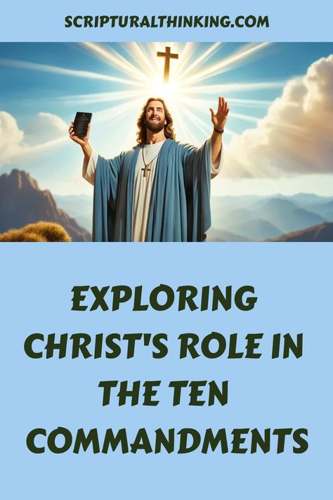 Explore how the Types of Christ in the Ten Commandments guide a blessed life of obedience and spiritual intimacy with God. Intimacy With God, Sabbath Day, The Ten Commandments, Study Notebook, Bible Study Notebook, Relationship Bases, Ten Commandments, Jesus Lives, Blessed Life