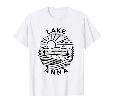 PRICES MAY VARY. Show off your love for Lake Anna with this cute design. This is great for people who love boating, swimming, and fishing, on Lake Anna, VA. Lightweight, Classic fit, Double-needle sleeve and bottom hem Lake Camp, Lake Fishing, Fishing Shirts, Cute Design, Boating, Branded T Shirts, Cute Designs, Top Styles, Fashion Branding