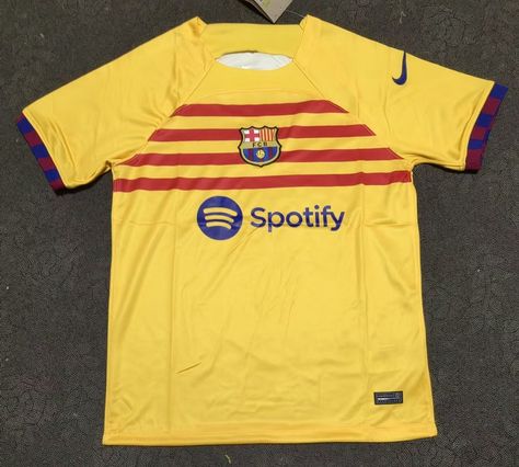 Yellow Soccer Jersey, Soccer Jerseys, Fc Barcelona, Soccer Jersey, Premier League, Liverpool, Barcelona, Soccer, Football