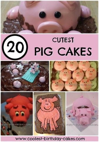 Piggy Birthday Cake Ideas, Pig Shaped Cake, Pig Roast Dessert Ideas, Pig Cakes Ideas, Pig Cakes Birthday, Womans Birthday Cake, Pig Themed Food, Pig Sheet Cake, Piggy Cake Ideas