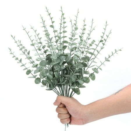 20 PCS Artificial Leaves Stems Greenery Decor Branches Real for Floral Arrangement Vase Wedding Bouquets Centerpiece Material: Color: as the picture shows, (Due to the difference between different monitors, the picture may have slight color difference. please make sure you do not mind before ordering, Thank you!) Package weight: 120g Package size: 38x12x6cm,(Please allow 1-3mm error due to manual measurement. please make sure you do not mind before ordering.) Wedding Car Decorations Flowers Hydr Positive Energy Decor, Faux Greenery Decor, Wedding Decoration Outdoor, Diy Flower Wall, Witchcraft Decor, Eucalyptus Stems, Office Flowers, Greenery Decor, Feuille Eucalyptus