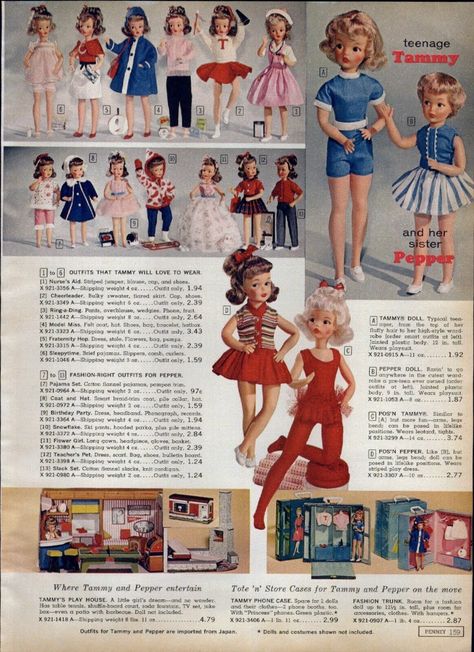 Clone Clothes, Liddle Kiddles, Tammy Doll, Bulky Sweaters, Toy Catalogs, 60s And 70s Fashion, Vintage Barbie Clothes, Sindy Doll, Christmas Wish