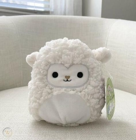 Lamb Squishmallow, Cute Squishies, Yellow Dog, Kawaii Plushies, Cracker Barrel, Cute Pillows, My Niece, Birthday List, Cute Stuffed Animals