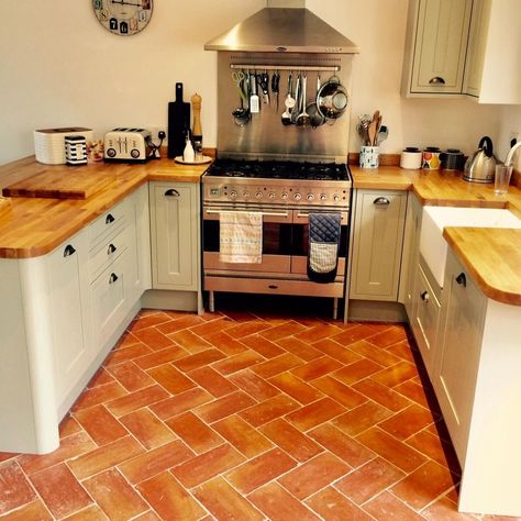 Baked Earth on Instagram: “Rustic Handmade Terracotta Tiles Visit us: www.bakedearth.co.uk Rustic Presealed Rectangular 150x300x20mm. #bakedearth…” Terracotta Floor Tiles Kitchen, Terracotta Kitchen Tiles, Terracotta Kitchen Floor, Terracotta Tiles Kitchen, Terracotta Kitchen, Terracotta Flooring, Cottage House Interior, Terracotta Floor Tiles, Tiled Hallway