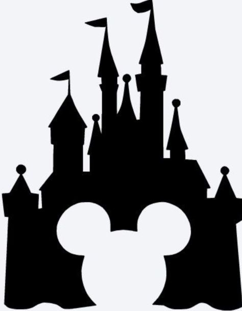 Castle Outline, Disney Car Accessories, Disney Castle Tattoo, Disney Castle Silhouette, Paris Castle, Disneyland Paris Castle, Castle Silhouette, Castle Christmas, Disney Diy Crafts