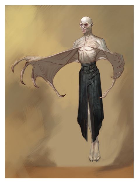 ArtStation - Vampire, Carlo Arellano Vampire Masquerade, Vampire Art, Monster Concept Art, Monster Design, Creature Concept, Arte Horror, Monster Art, Creature Design, A Drawing