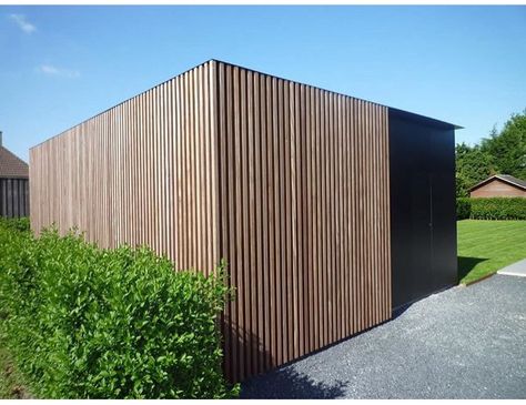 Modern Shed, Wooden Facade, Backyard Office, Wood Architecture, Timber Cladding, Garden Architecture, Shed Design, Hus Inspiration, Up House