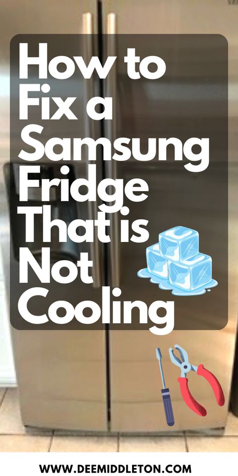 Troubleshooting and fixing a Samsung fridge that is not cooling properly can involve several steps. Keep in mind that some issues might require professional repair, especially if you're not comfortable working with appliances or if the problem seems complex. In this blog post, I will cover how to fix a Samsung fridge that is not cooling. Here's a general guide to help you identify and potentially fix the issue. Top Of Fridge, Home Maintenance Schedule, Fridge Repair, Samsung Fridge, Home Maintenance Checklist, Freezer Organization, Refrigerator Repair, Best Refrigerator, Samsung Refrigerator