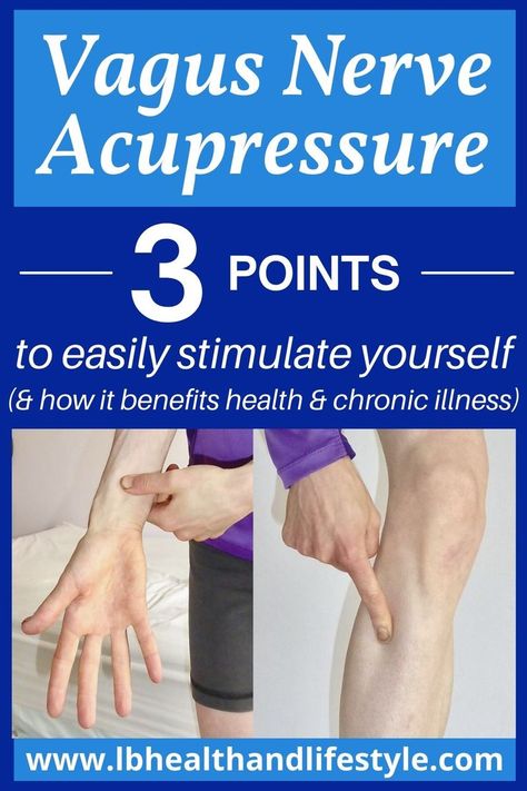 3 vagus nerve acupressure points to stimulate yourself Vagus Nerve Stimulator, Nervus Vagus, Pressure Point Therapy, Nerve Health, Vagus Nerve, Acupuncture Points, Acupressure Points, Improve Mental Health, Nerve Pain