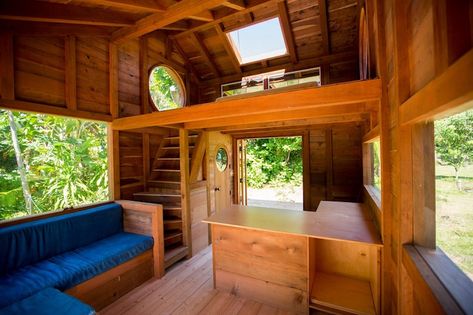 Design Case Mici, Casa Hobbit, Wooden Cabin, Cheap Ideas, Shed To Tiny House, Tiny House Inspiration, Building Plans House, Tiny House Movement, Tiny Spaces