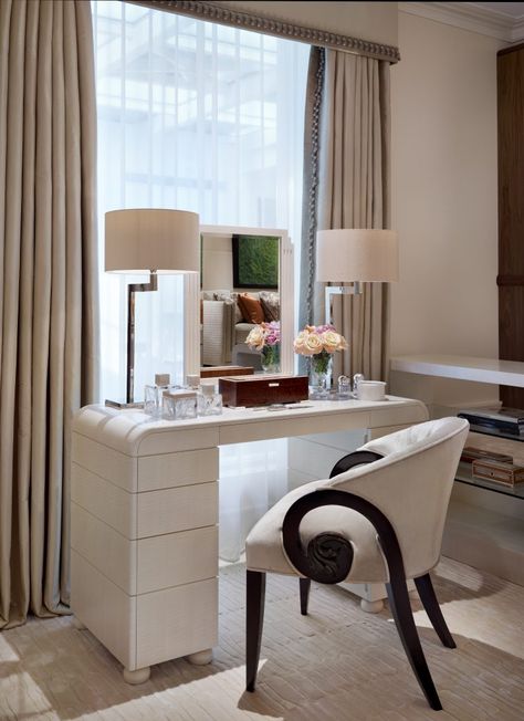 Bedside Chests and Dressing Tables Under Window Dressing Table, Bed Side Table With Dressing Mirror, Makeup Vanity In Front Of Window, Luxurious Vanity Table, Vanity In Front Of Window, Mirrors Contemporary Dressing Table, Vanity Luxury Dressing Tables, Open Dressing, Contemporary Dressing Tables