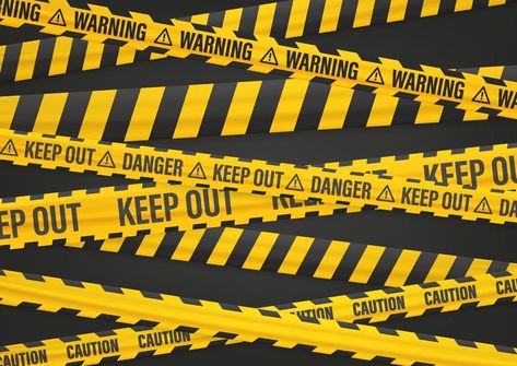 Keep out. Yellow caution tape on black Keep Out Signs, Caution Tape, Keep Out, The Keep, Premium Vector, Vector Art, For Free, Clip Art, Google Search