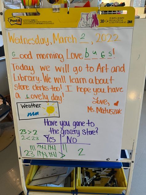 Morning Message Board Preschool, Morning Message Preschool, Pre K Morning Meeting, Morning Message First Grade, Morning Message Classroom, Kindergarten Morning Message, Kindergarten Morning Meeting, Morning Message Kindergarten, Pre Kindergarten Activities