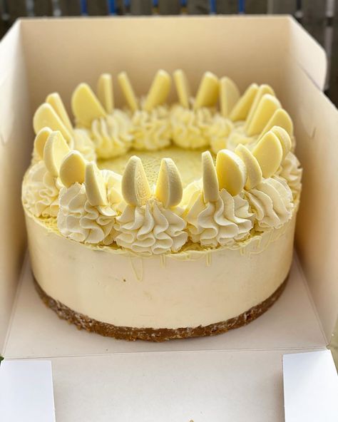 White Chocolate Orange Cheesecake, Chocolate Orange Cheesecake, Orange Cheesecake, Cheesecake Cake, Unique Desserts, Instagram White, No Bake Cheesecake, Chocolate Orange, Vanilla Cake