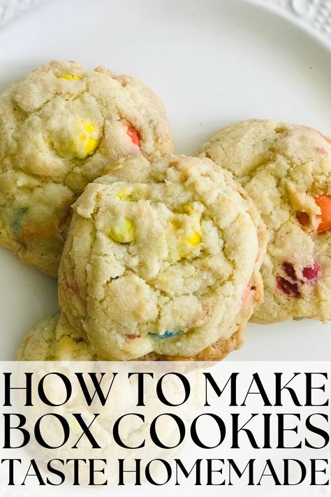 7 tips for turning box cookies into homemade tasting cookies Cookie Mix Hacks, Baking Powder Substitute, Make Box, Box Cookies, Cookies Box, Chocolate Chip Cookie Mix, Cookie Hacks, Recipe Boards, How To Make Box