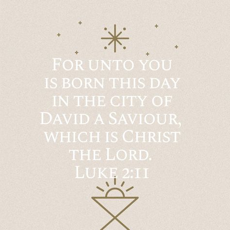 Luke 2 11 Christmas, Luke 2:11, City Of David, Luke 2 11, Christmas Verses, Luke 2, Christmas Jesus, Simple Quotes, Bible Journal