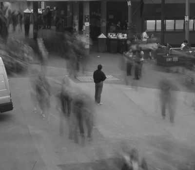 Alone in a crowd Alone In A Crowd, Single Person, Photography Inspo, Black Aesthetic, استوديو الصور, Dark Aesthetic, Dark Art, Short Film, Street Photography